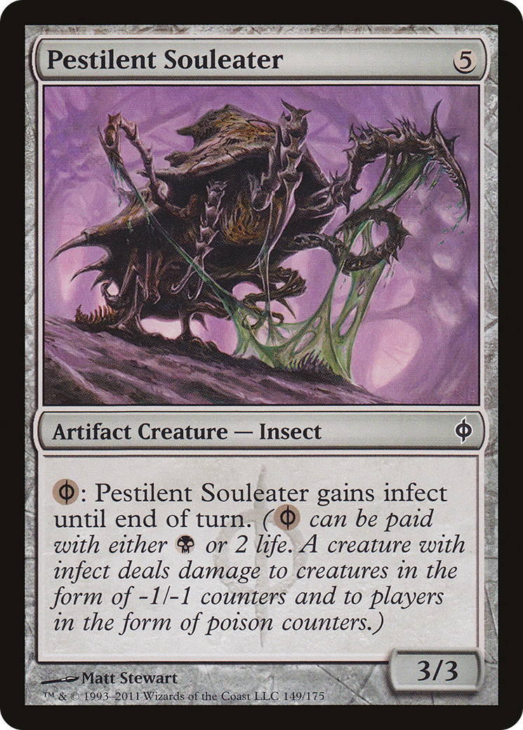 Pestilent Souleater (NPH-149) - New Phyrexia Foil