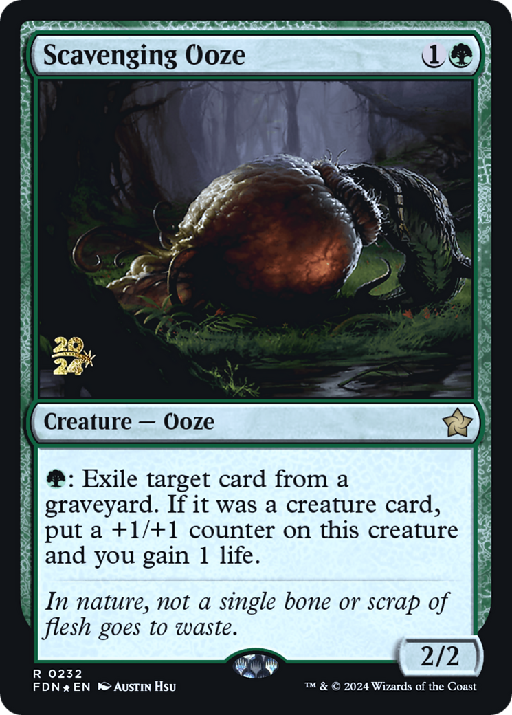 Scavenging Ooze (PRE-232S) - Foundations Promos Foil