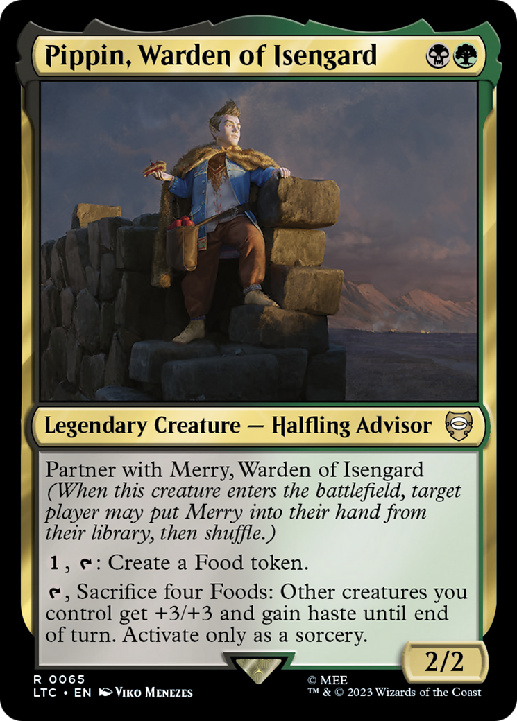Pippin, Warden of Isengard⁣ - Commander: The Lord of the Rings: Tales of Middle-earth⁣ (Rare)⁣ [65]