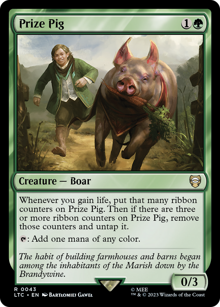 Prize Pig⁣ - Commander: The Lord of the Rings: Tales of Middle-earth⁣ (Rare)⁣ [43]