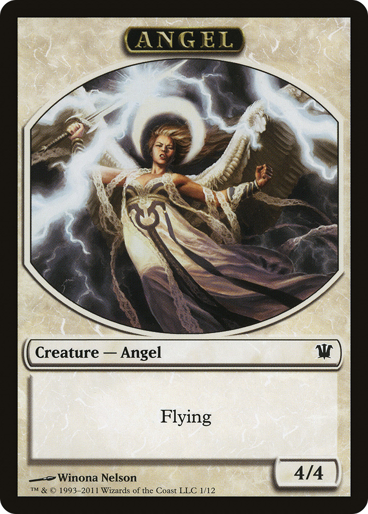 Angel (ISD-001) - Innistrad Tokens