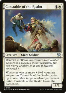 Constable of the Realm⁣ - Commander: March of the Machine⁣ (Uncommon)⁣ [179]
