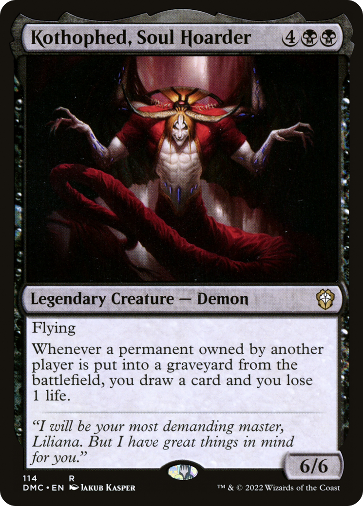 Kothophed, Soul Hoarder⁣ - Commander: Dominaria United⁣ (Rare)⁣ [114]