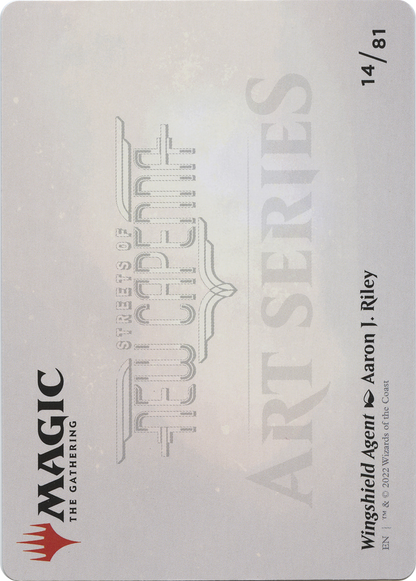 Wingshield Agent // Wingshield Agent (ASNC-014) - New Capenna Art Series (Borderless) Foil