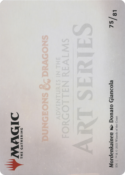 Mordenkainen // Mordenkainen (AAFR-075) - Adventures in the Forgotten Realms Art Series (Borderless) Foil