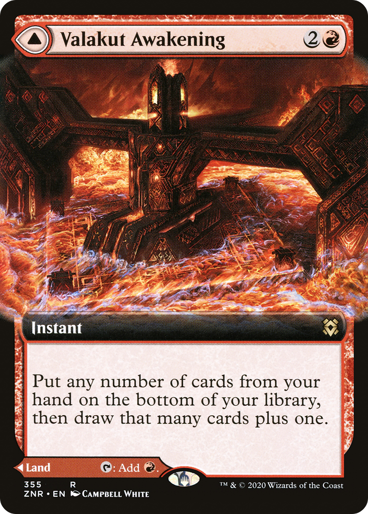 Valakut Awakening (Extended Art) (ZNR-355) - Zendikar Rising: (Extended Art)