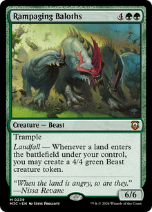 Rampaging Baloths⁣ - Commander: Modern Horizons 3⁣ (Mythic)⁣ [239]