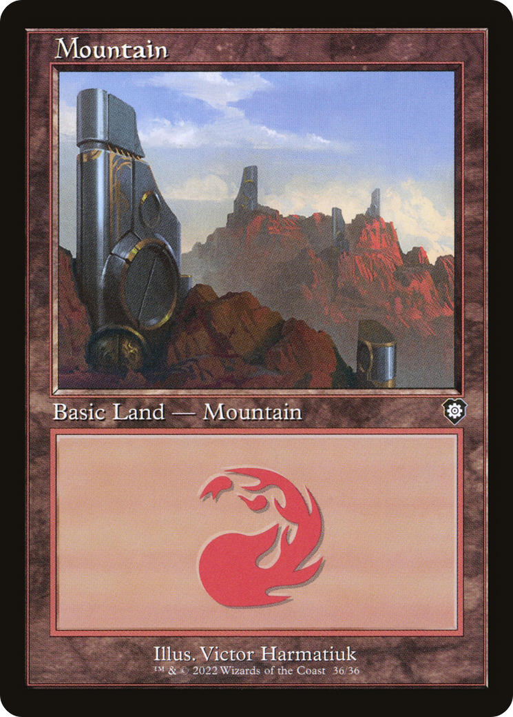 Mountain (V.2)⁣ - Commander: The Brothers' War⁣ (Land)⁣ [36]