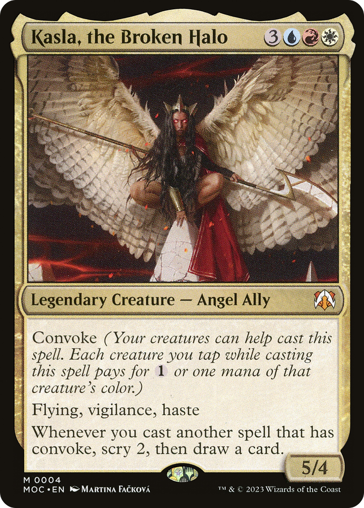 Kasla, the Broken Halo⁣ - Commander: March of the Machine⁣ (Mythic)⁣ [4]