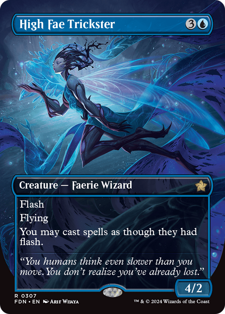 High Fae Trickster (FDN-307) - Foundations (Borderless)