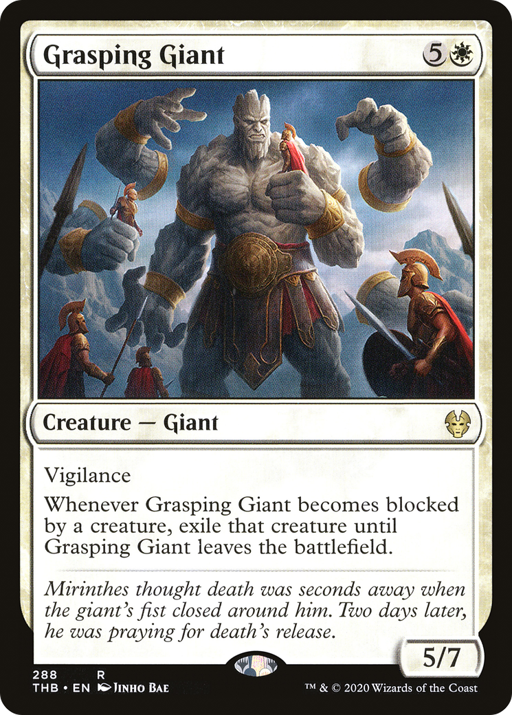 Grasping Giant⁣ - Theros Beyond Death: Extras⁣ (Rare)⁣ [288]