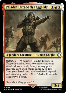 Paladin Elizabeth Taggerdy⁣ - Universes Beyond: Fallout⁣ (Rare)⁣ [114]