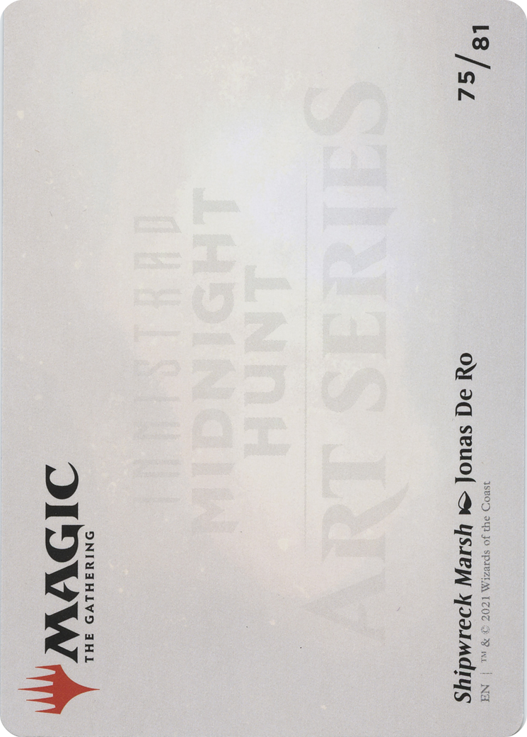 Shipwreck Marsh // Shipwreck Marsh (AMID-075) - Midnight Hunt Art Series (Borderless) Foil