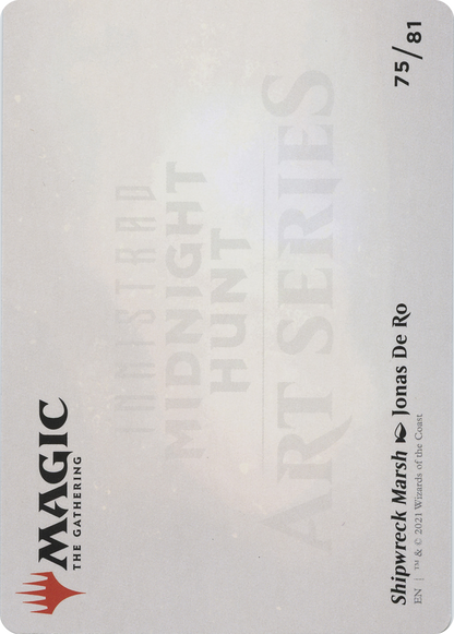 Shipwreck Marsh // Shipwreck Marsh (AMID-075) - Midnight Hunt Art Series (Borderless) Foil