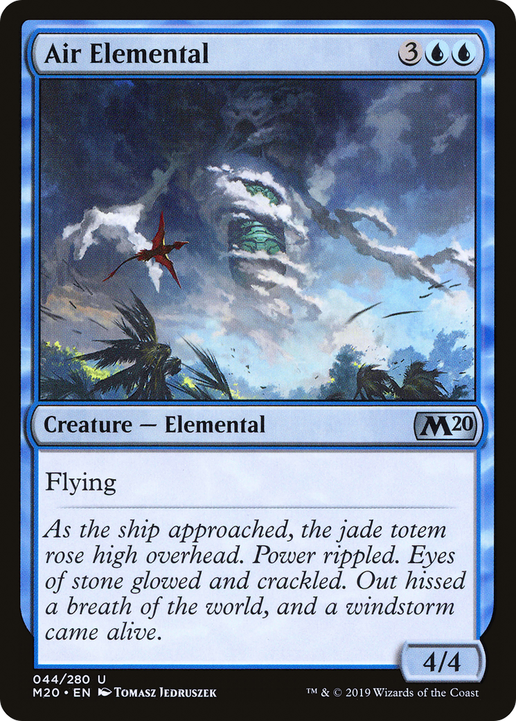 Air Elemental⁣ - Core 2020⁣ (Uncommon)⁣ [44]