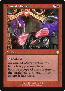 Cursed Mirror⁣ - Commander: The Brothers' War⁣ (Rare)⁣ [115]