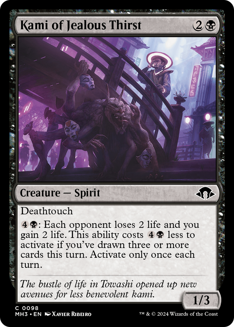 Kami of Jealous Thirst⁣ - Modern Horizons 3⁣ (Common)⁣ [98]