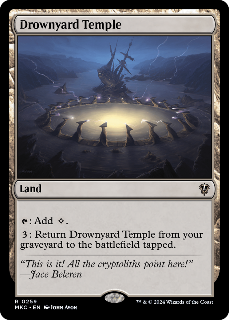 Drownyard Temple⁣ - Commander: Murders at Karlov Manor⁣ (Rare)⁣ [259]