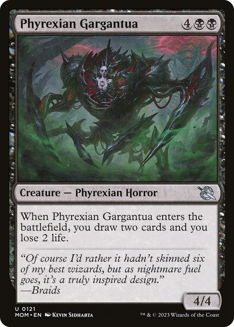 Phyrexian Gargantua⁣ - March of the Machine⁣ (Uncommon)⁣ [121]