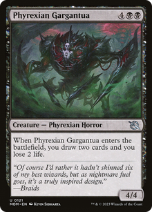 Phyrexian Gargantua⁣ - March of the Machine⁣ (Uncommon)⁣ [121]