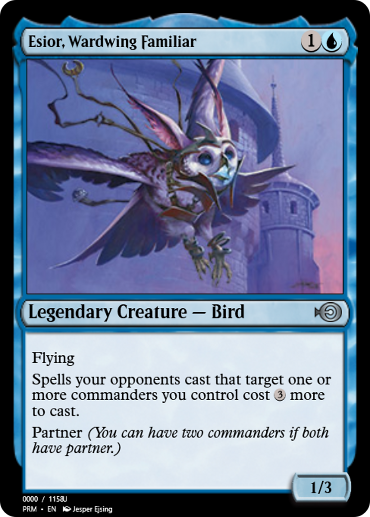 Esior, Wardwing Familiar (PRM-86238) - Magic Online Promos Foil