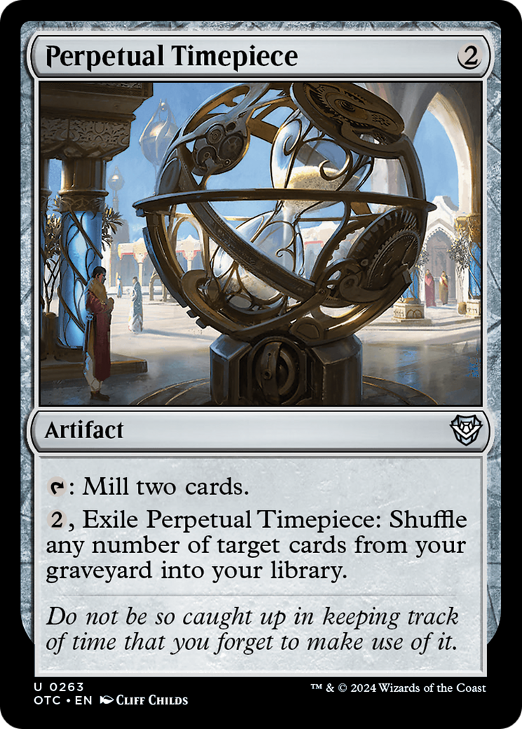 Perpetual Timepiece⁣ - Commander: Outlaws of Thunder Junction⁣ (Uncommon)⁣ [263]