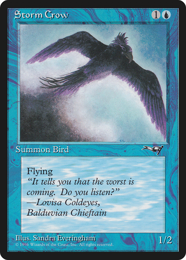 Storm Crow (Flying Right) (ALL-36A) - Alliances