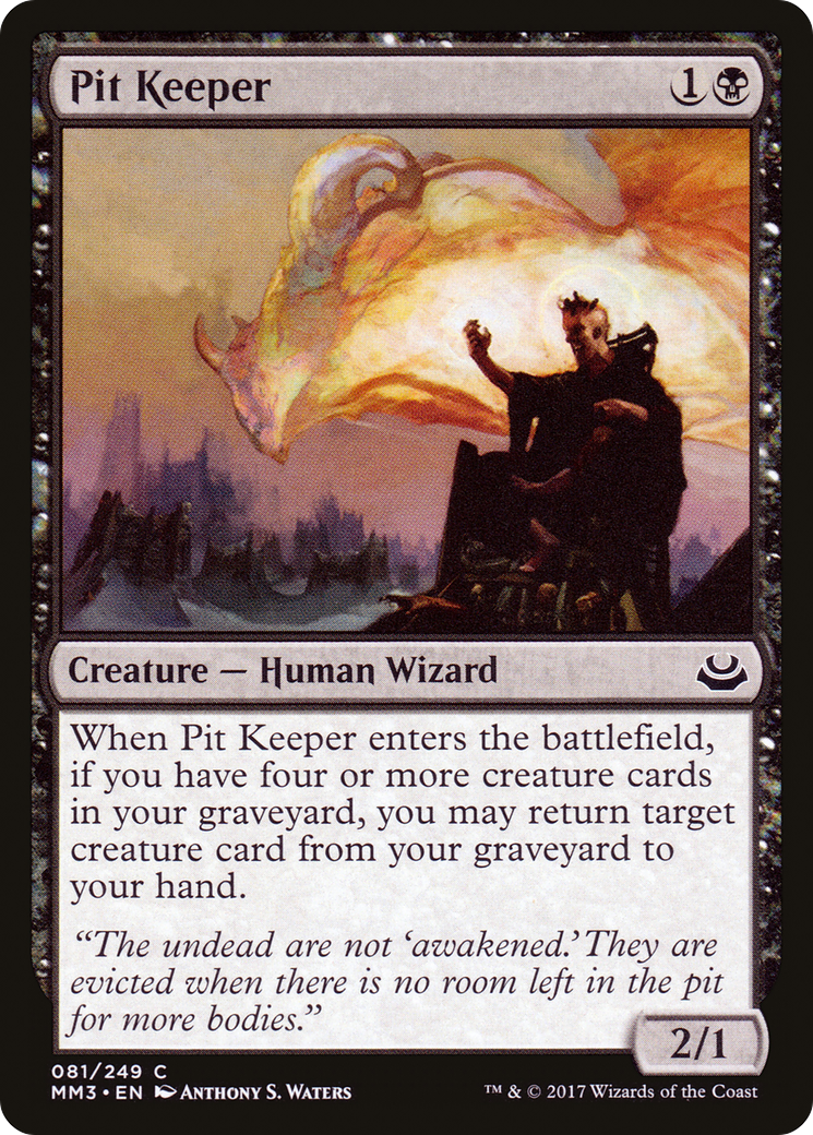 Pit Keeper (MM3-081) - Modern Masters 2017 Foil