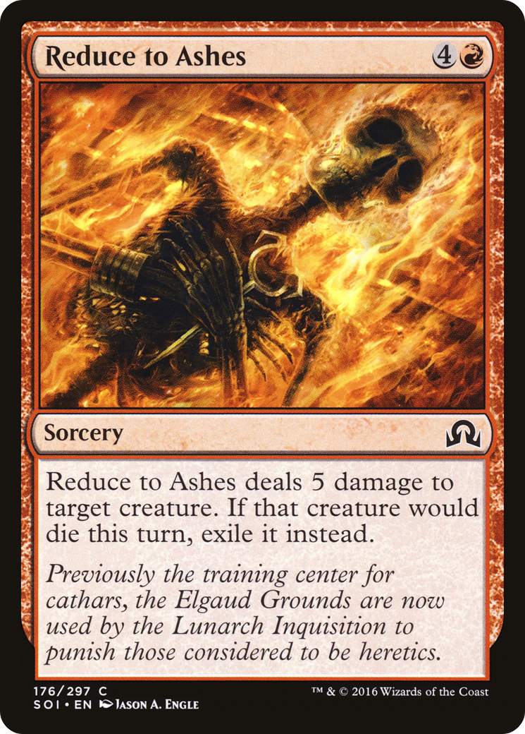 Reduce to Ashes (SOI-176) - Shadows over Innistrad