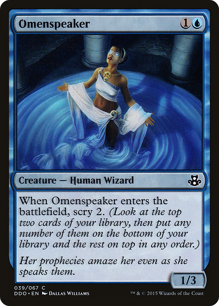 Omenspeaker (DDO-039) - Duel Decks: Elspeth vs. Kiora