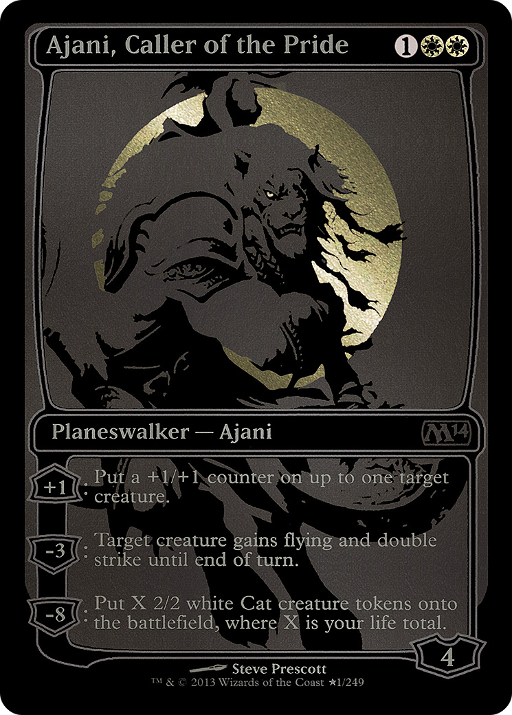 Ajani, Caller of the Pride (SDCC 2013 Exclusive) (MEDIA-01★) - San Diego Comic-Con 2013 Foil