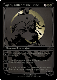 Ajani, Caller of the Pride (SDCC 2013 Exclusive) (MEDIA-01★) - San Diego Comic-Con 2013 Foil