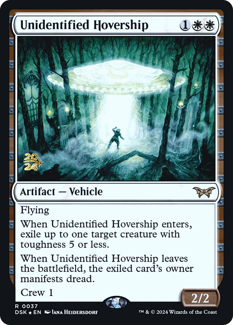 Unidentified Hovership (PRE-37S) - Duskmourn: House of Horror Promos Foil