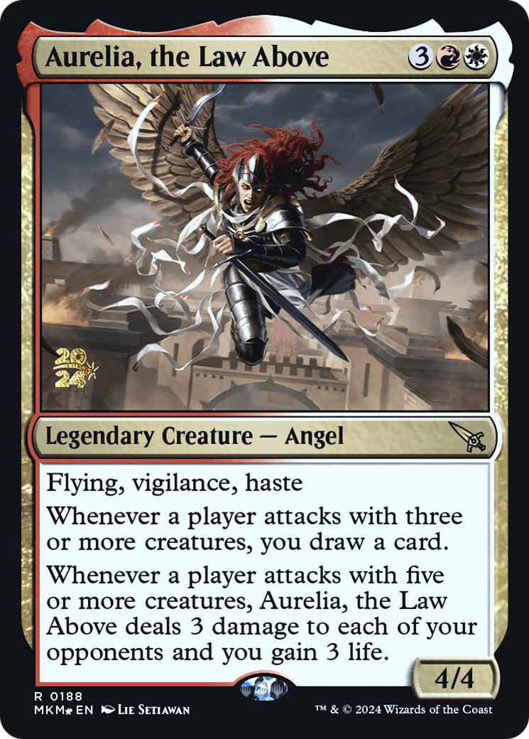 Aurelia, the Law Above (PRE-188S) - Murders at Karlov Manor Promos Foil