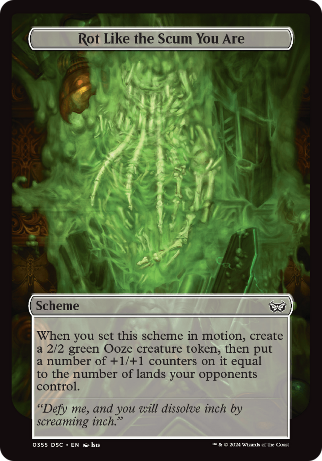 Rot Like the Scum You Are (A:DSC-355) - Duskmourn: House of Horror Commander