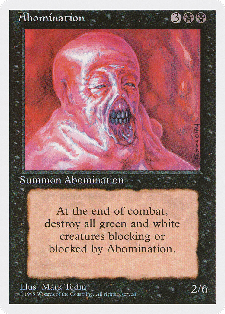Abomination (4ED-) - Fourth Edition