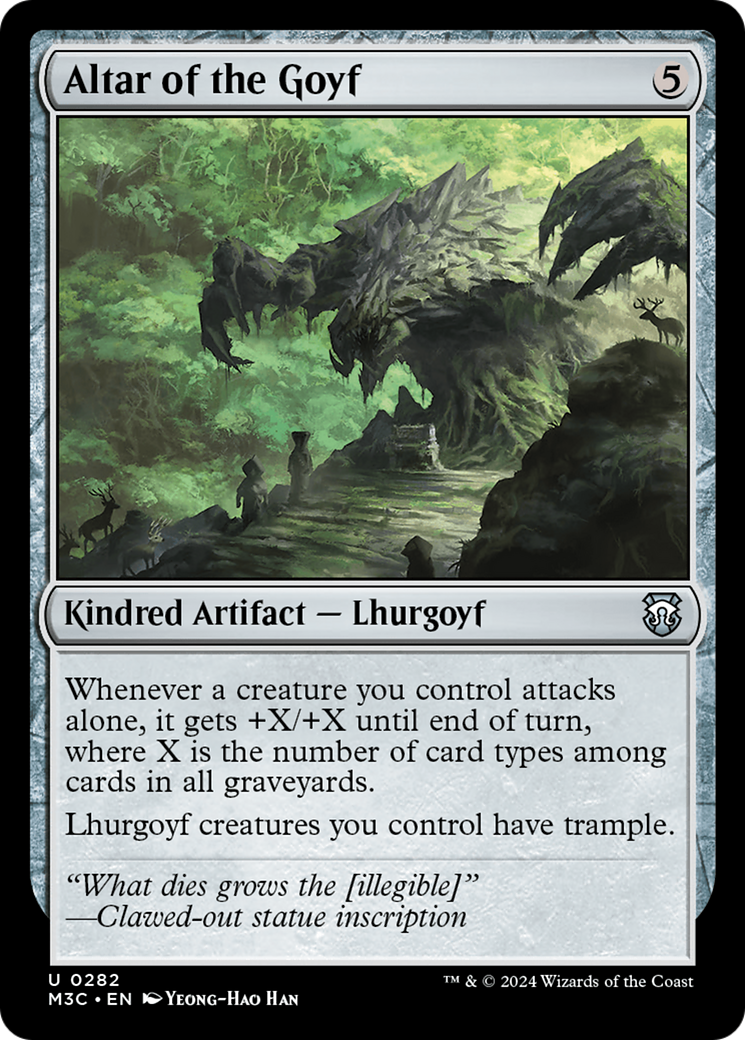 Altar of the Goyf⁣ - Commander: Modern Horizons 3⁣ (Uncommon)⁣ [282]