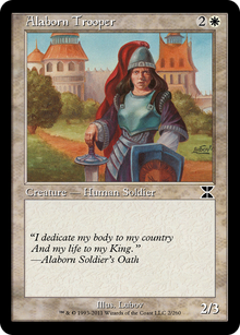 Alaborn Trooper (ME4-002) - Masters Edition IV Foil