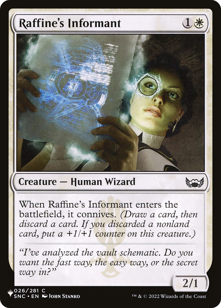 Raffine's Informant (LIST-026/281) - The List