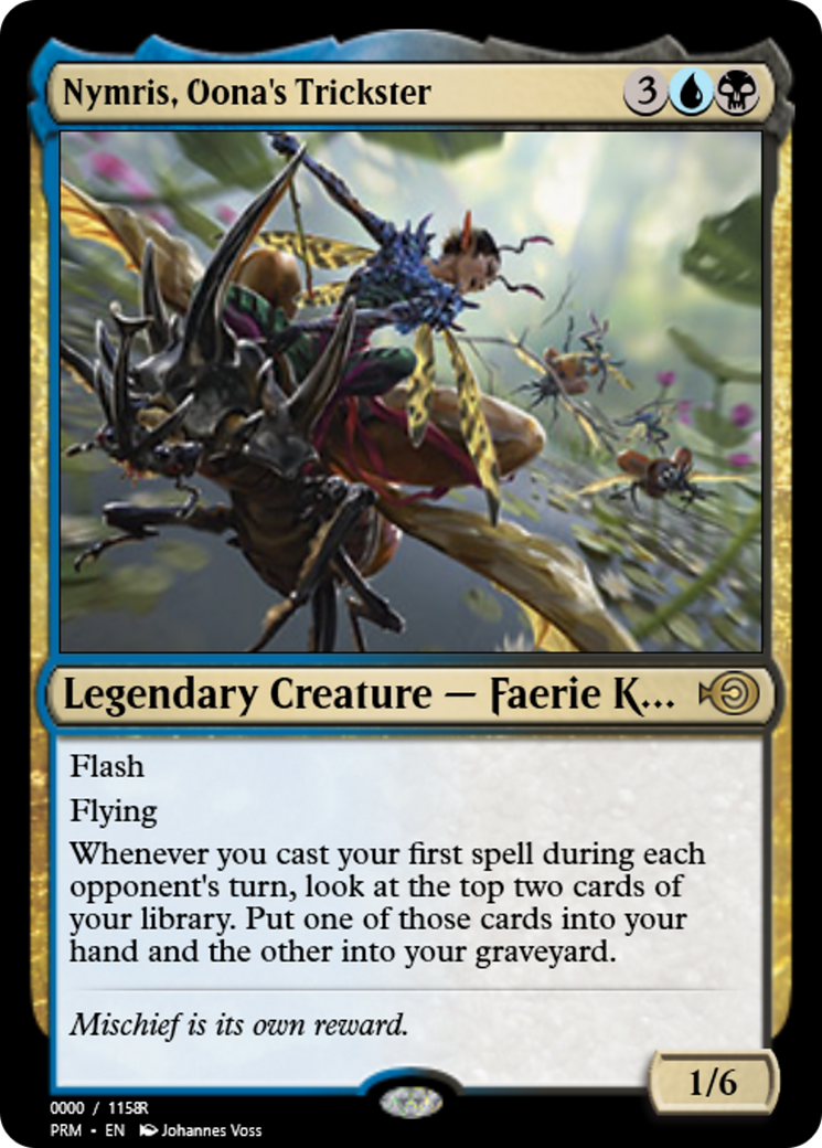 Nymris, Oona's Trickster (PRM-86342) - Magic Online Promos