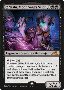 A-Nashi, Moon Sage's Scion (NEO-A-114) - Kamigawa: Neon Dynasty