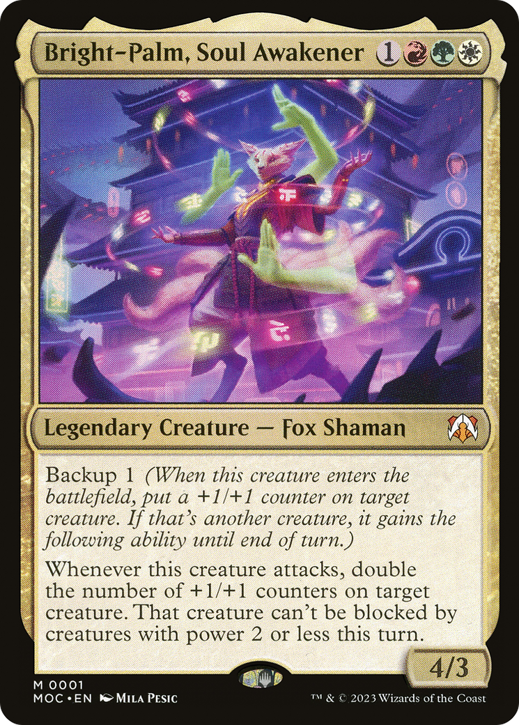 Bright-Palm, Soul Awakener⁣ - Commander: March of the Machine⁣ (Mythic)⁣ [1]