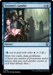 Tezzeret's Gambit⁣ - Commander: Modern Horizons 3⁣ (Uncommon)⁣ [194]