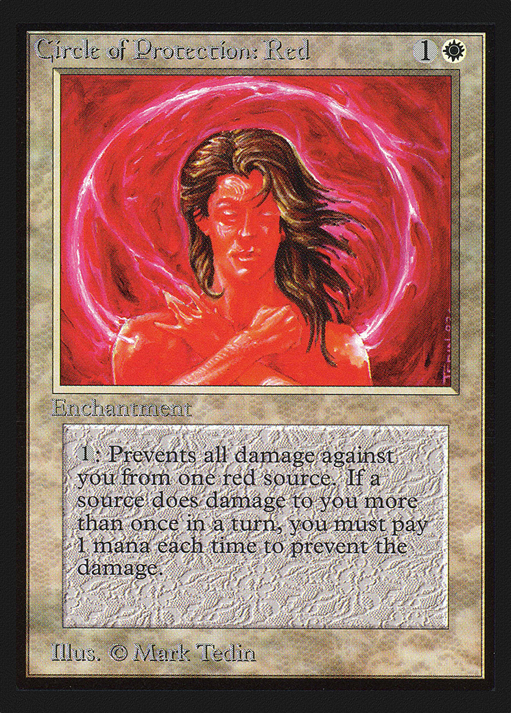 Circle of Protection: Red (IE) (IED-013) - Intl. Collectors' Edition