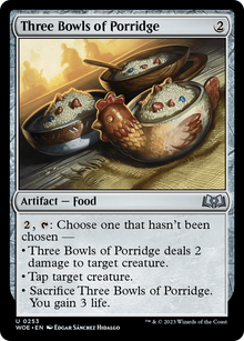 Three Bowls of Porridge (WOE-253) - Wilds of Eldraine