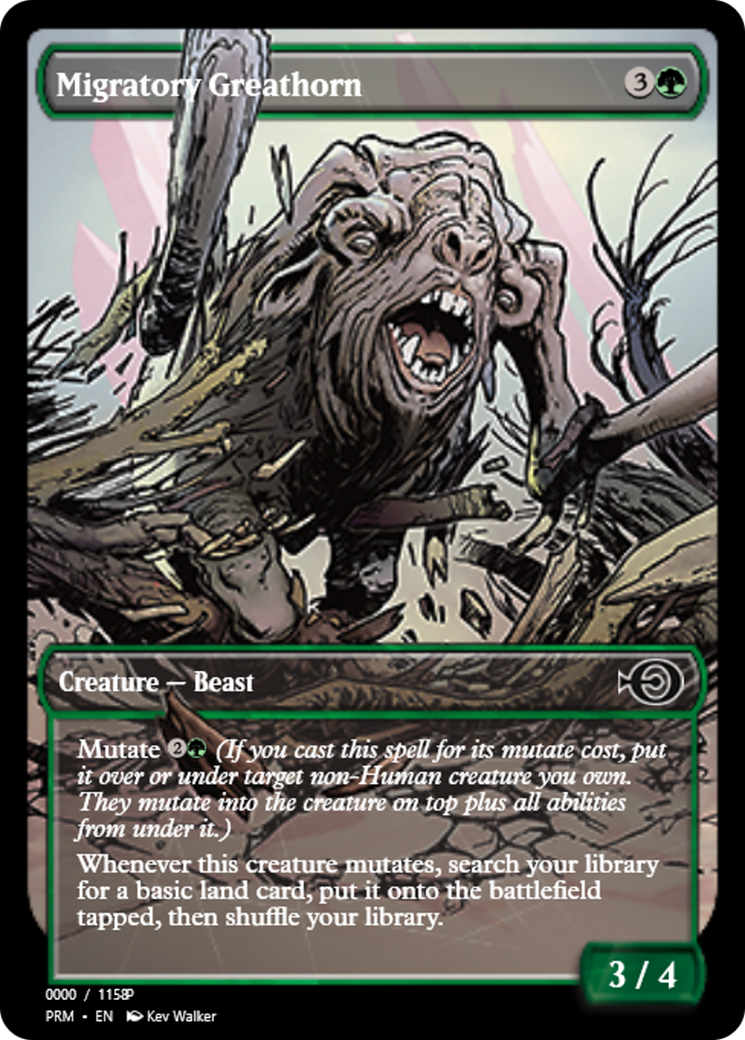 Migratory Greathorn (PRM-80981) - Magic Online Promos