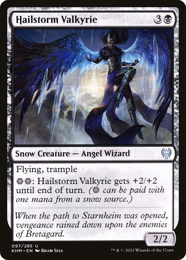 Hailstorm Valkyrie (KHM-097) - Kaldheim: (snow)