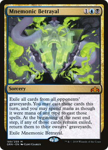 Mnemonic Betrayal (GRN-189) - Guilds of Ravnica Foil