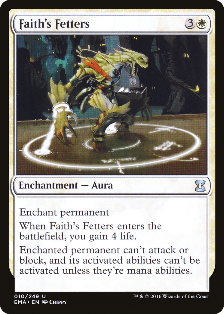 Faith's Fetters (EMA-010) - Eternal Masters Foil