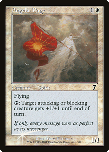 Angelic Page (7ED-01★) - Seventh Edition Foil